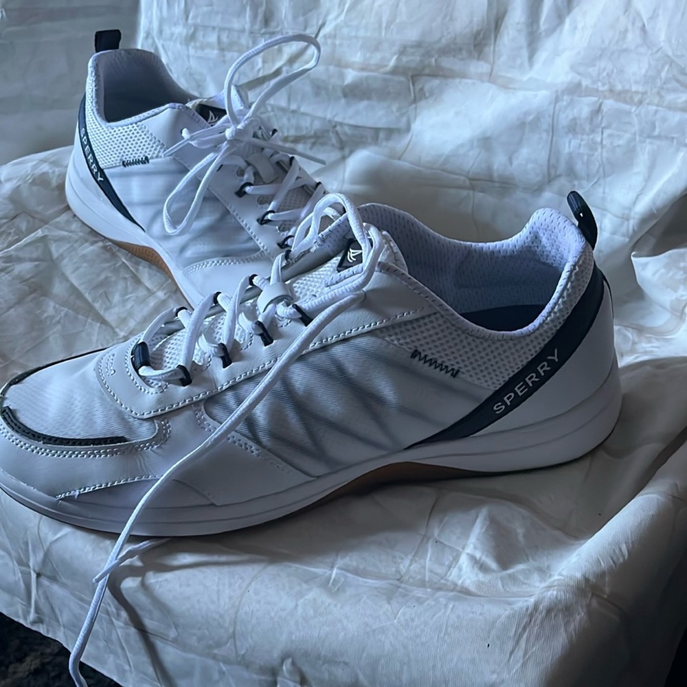 SPERRY Top -Sider white and blue size 12 mens